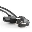 GEMBIRD Kabel síťový 1,8m VDE 220/230V napájecí, pravoúhlý konektor C13