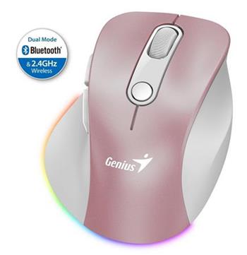 Genius Ergo 9000S Pro Myš, bezdrátová, optická, 2400DPI, 6 tlačítek, Bluetooth,