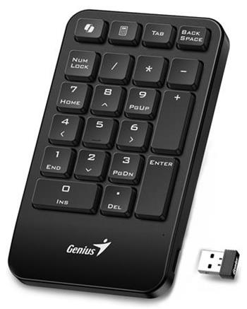 Genius NumPad 1000, Klávesnice, numerická, bezdrátová, Copilot klávesa, 2,4GHz,