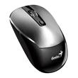 Genius NX-7125 Myš, bezdrátová, optická, 1200DPI, 4 tlačítka, Copilot, 2,4GHz, USB-A, 1× AA baterie, černo-stříbrná