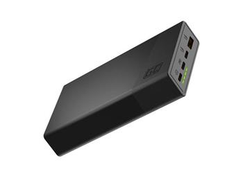 Green Cell Power Bank GC PowerPlay20 20000mAh with fast charging 2x USB Ultra Charge and 2x USB-C Power Delivery 18W