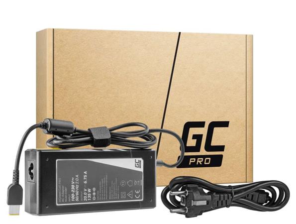 Green Cell PRO Charger / AC Adapter 20V 6.75A 135W for Lenovo IdeaPad Gaming L340-15 L340-17 15ARH05 15IMH05 Legion Y520 Y530