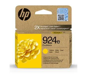 HP Ink Cartridge 924e EvoMore/Yellow/800 stran