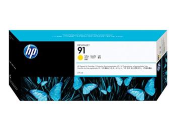 HP Ink Cartridge No. 91/Yellow/775ml