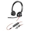 HP Poly BW 3225 MS Teams náhlavní souprava Stereo USB-C +USB-C/A + 3,5 mm jack