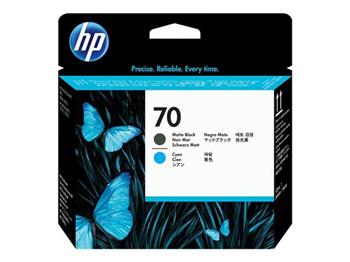 HP Printhead 70/Matte Black and Cyan