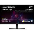HyperX OMEN 27qs QHD 500Hz 27"/2560x1440 OLED QHD/16:9/300cd/0,03ms/1xDP/2xHDMI/VESA/výškově stavitelný/pivot/black