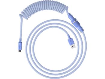 HyperX USB-C spirálový kabel světle fialový