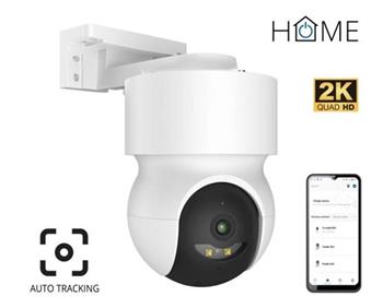 iGET HOME Camera CS8 White - bezdrátová venkovní 2K kamera, Auto tracking, krytí IP65, zvuk