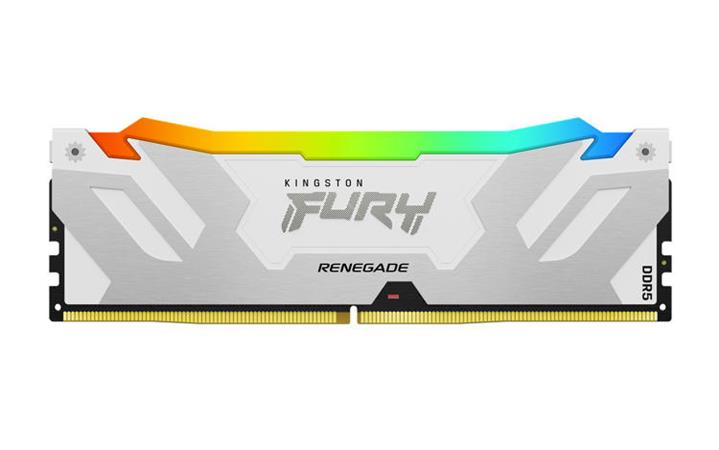 KINGSTON 16GB 6400MT/s DDR5 CL32 DIMM FURY Renegade RGB White XMP