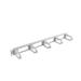 LANBERG 19" CABLE MANAGEMENT PANEL 5 RINGS - TYPE B 1U GREY