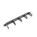 LANBERG 19" CABLE MANAGEMENT PANEL WITH 5 PLASTIC HOLDERS 1U - TYPE B BLACK