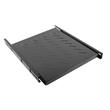 LANBERG 19" POSUVNÁ POLICE 1U/463X550MM MAX. NOSNOST DO 60 KG ČERNÁ