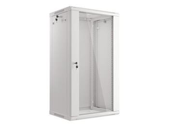 LANBERG 19" RACKOVÁ SKŘÍŇ PRO MONTÁŽ NA STĚNU 22U/600X450 (v rozloženém stavu) ŠEDÁ V2