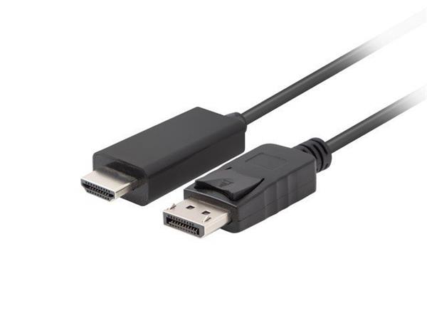 LANBERG DISPLAYPORT(M) V1.1 -&gt;HDMI(M) KABEL 1M ČERNÝ