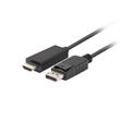 LANBERG DISPLAYPORT(M) V1.1 -&gt;HDMI(M) KABEL 1M ČERNÝ