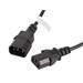 LANBERG IEC 320 C13 na C14 kabel 1.8M černý