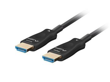 LANBERG KABEL HDMI M/M V2.1 100M OPTICKÝ ČERNÝ AOC