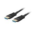 LANBERG KABEL HDMI M/M V2.1 20M OPTICKÝ ČERNÝ AOC