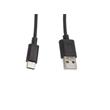 LANBERG KABEL USB-C(M)-&gt;USB-A(M) 2.0 1M ČERNÝ