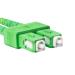 LANBERG optický patch cord SM SC/APC-SC/APC duplex 2m LSZH G657A1 průměr 3mm, barva žlutá