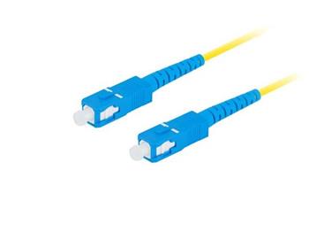 LANBERG optický patch cord SM SC/UPC-SC/UPC simplex 2m LSZH G657A1 průměr 3mm, barva žlutá