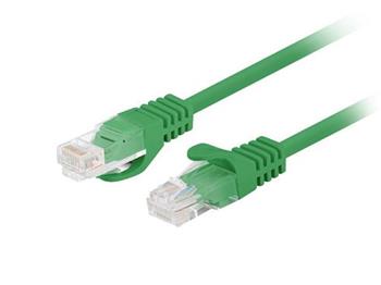 LANBERG Patch kabel CAT.5E UTP 0.25M zelený Fluke Passed