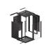 LANBERG RACK CABINET 19” WALL-MOUNT 18U/600X600 (FLAT PACK) BLACK V2