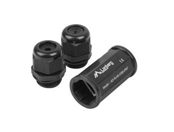 LANBERG RJ45 ŘADOVÁ SPOJKA CAT.6 FTP VODOTĚSNÁ IP67