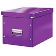 LEITZ Čtvercová krabice Click&Store, velikost L (A4), purpurová