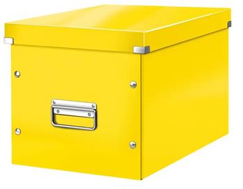 LEITZ Čtvercová krabice Click&Store, velikost L (A4), žlutá