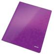LEITZ Desky s rychlovazačem WOW, A4, purpurová