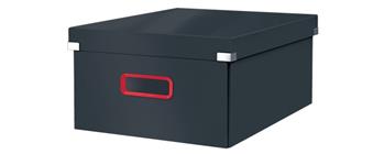 LEITZ Univerzální krabice Click&Store COSY, velikost L (A3), sametově šedá