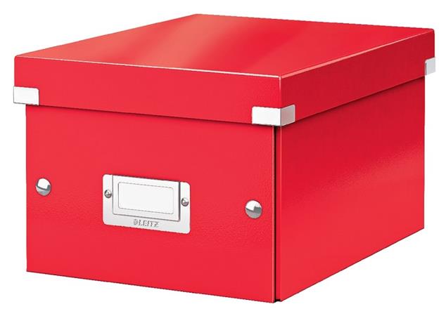 LEITZ Univerzální krabice Click&Store, velikost S (A5), červená