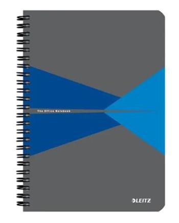 Leitz zápisník Office A5 s kartonovými deskami, drátěná vazba, čtverečkovaný