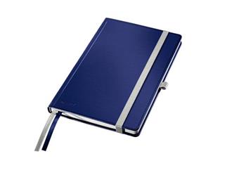 LEITZ Zápisník STYLE A5, tvrdé desky, linkovaný, titanově modrá