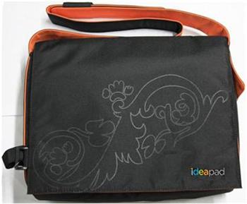 Lenovo IdeaPad 15" Messenger Case M150 (Black), taška na plece, čierno-oranžová