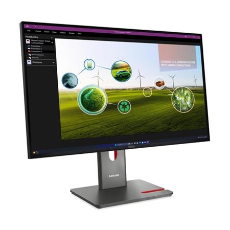 Lenovo LCD P27q-40 27" IPS/2560x1440/6ms/HDMI/DP/4xUSB/Výškově nastavitelný/Pivot/Vesa/Černá