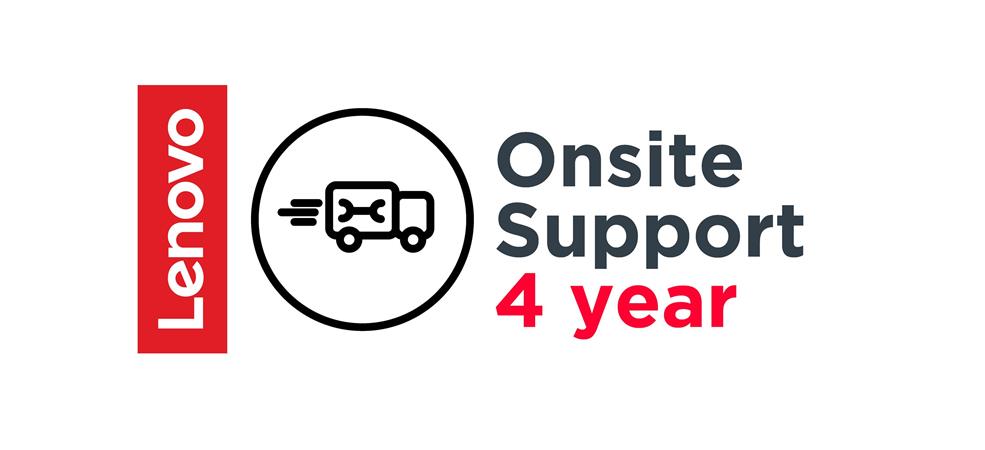 Lenovo rozšíření záruky 4Y Onsite upgrade z 3Y Onsite
