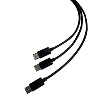 LEXIP STEELPLAY - USB KABEL PRO OVLADAČ PLAYSTATION 5, ČERNÝ, 3M