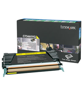 Lexmark C734, C736, X734, X736, X738 Yellow Return Programme Toner Cartridge (6K)