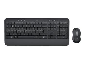 Logitech klávesnice s myší Wireless MK650 Signature - bezdrátová/Logitech bolt/Bluetooth/ CZ/SK/Graphitová