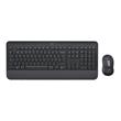 Logitech klávesnice s myší Wireless MK650 Signature - bezdrátová/Logitech bolt/Bluetooth/ CZ/SK/Graphitová