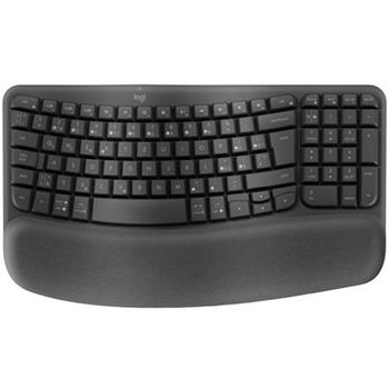 Logitech klávesnice Wave keys - bezdrátová/bluetooth/ergonomická/CZ/SK - grafitová