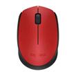 Logitech myš Wireless Mouse M171, optická, 2 tlačítka, červená, 1000dpi