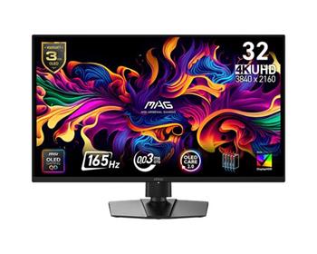 MSI Gaming monitor MAG 322UP QD-OLED E16 31,5" QD-OLED/3840x2160 UHD/165Hz/0,03m