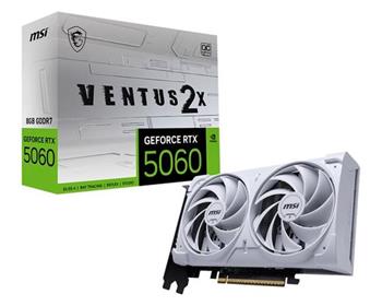 MSI GeForce RTX 5060 VENTUS 2X WHITE/OC/8GB/GDDR7