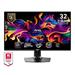 MSI MAG 321UPX QD-OLED gaming monitor 31,5" QD-OLED/UHD/240Hz/0,03ms/2xHDMI/DP/USB-C/Výšk.nast./Pivot/černá
