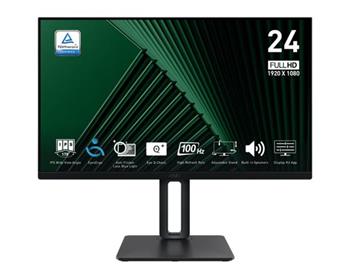 MSI monitor PRO MP245PG 23,8" IPS/FHD/100Hz/1ms/HDMI/DP/VGA/výšk.nastavitelný/pi