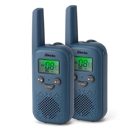 Nedis Alecto FR10BU - Sada vysílaček | Až 6 km | 8 Kanálů | PTT / VOX | 2 Kusy | Modrá